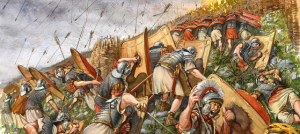 Romans fighting