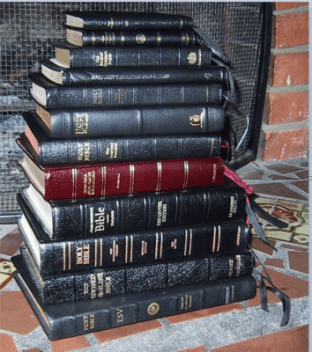 Stack of Bibles